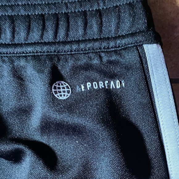 Adidas Black and White Joggers with Tapered Fit - Picture 6 of 7